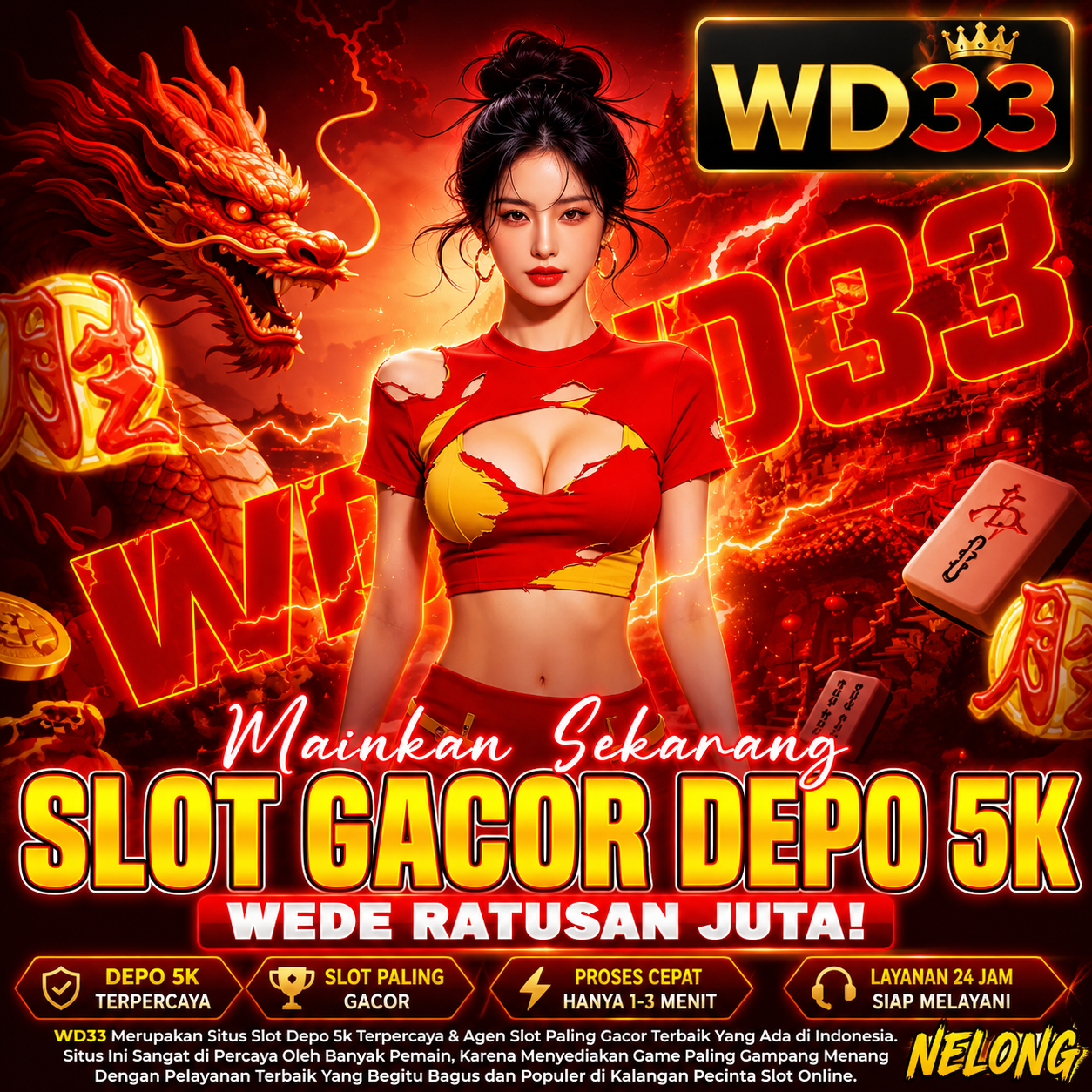 WD33 : Slot Depo 5k Favorit Utama Deposit 5000 Dana Paling Diminati